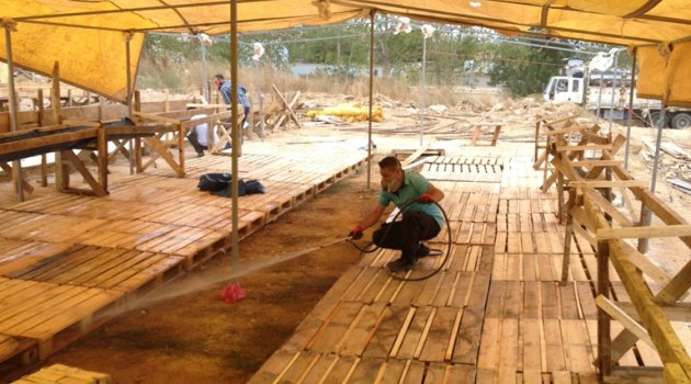 110 bin 740 metre kare alan ilaçlandı