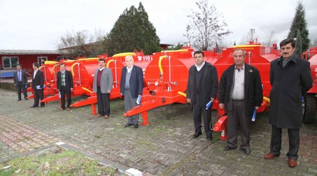 13 köye yangın söndürme tankeri veriliyor