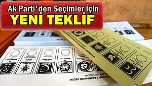 AK Parti, Seçimler İçin Yeni Teklif