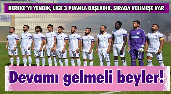 Haydi Menekşe, rakip Velimeşe!