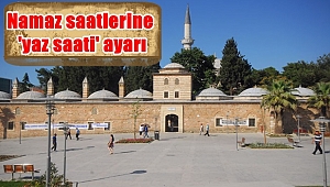 Namaz saatlerine 'yaz saati' ayarı
