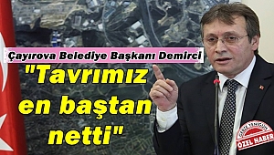 "Tavrımız En Baştan Netti"