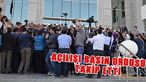 Açılışa basının ilgisi yoğundu