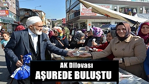 Ak Dilovası aşurede buluştu