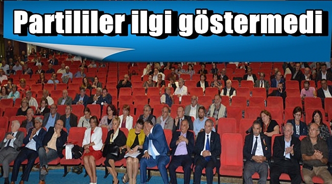 Beklenen katılım olmadı