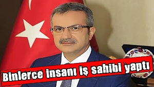 Binlerce insanı iş sahibi yaptı