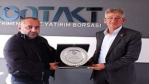 Çakır’a teşekkür plaketi