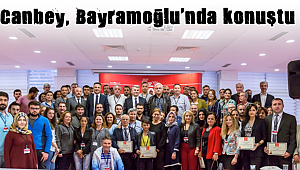 Canbey, Bayramoğlu'nda konuştu