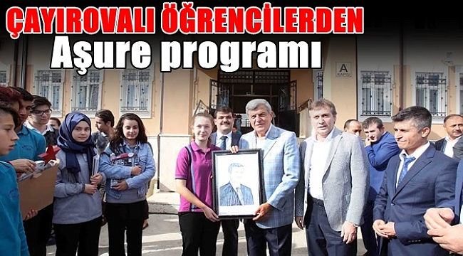 Çayırovalı öğrencilerden Aşure programı