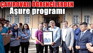 Çayırovalı öğrencilerden Aşure programı