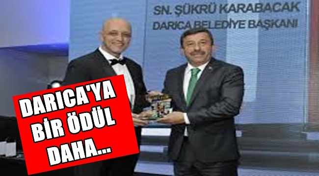 Darıca'ya Ödül