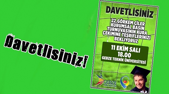 Davetlisiniz