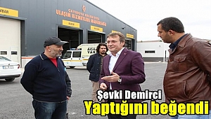 Demirci yeni garajı inceledi