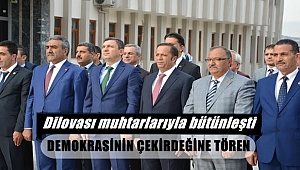 Dilovası muhtarlarıyla bütünleşti
