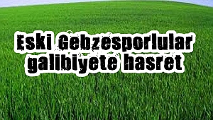 Eski Gebzesporlular galibiyete hasret