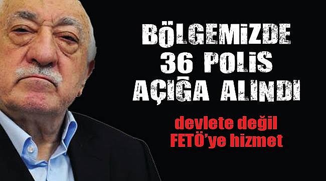 Gebze bölgesinde 36 polis açığa alındı