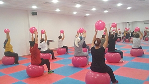 Gebzeli hanımların spor keyfi