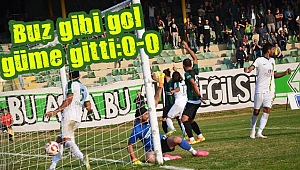 Hakeme rağmen puan çıkardık