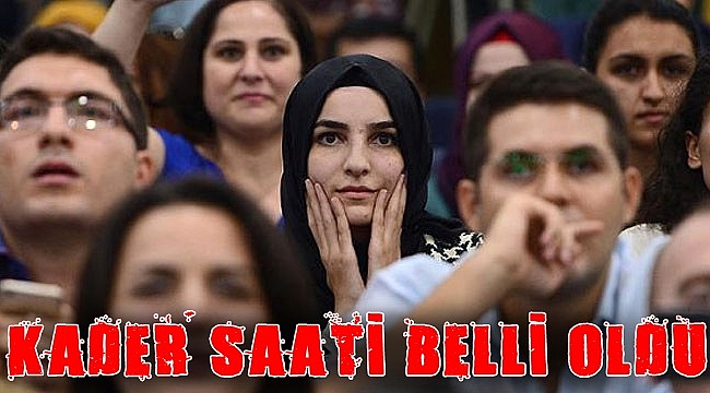 Kader saati belli oldu