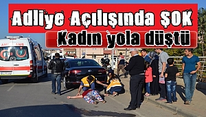 Kadın açılış esnasında bayıldı