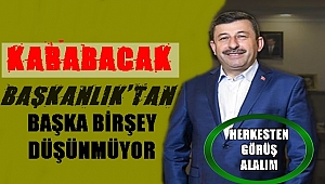 Karabacak "Başkanlık!tan başka bir şey düşünmüyor