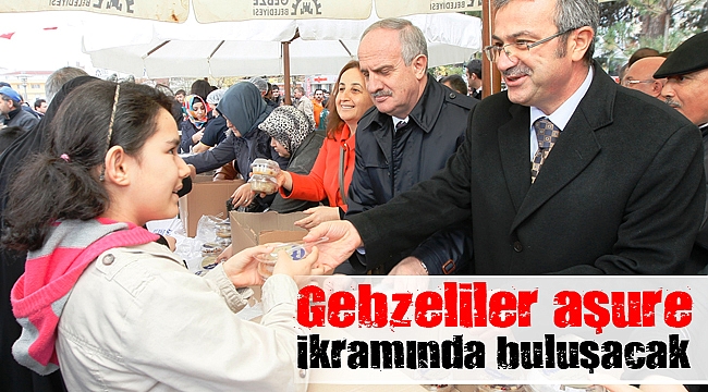Kent Meydanında aşure dağıtılacak