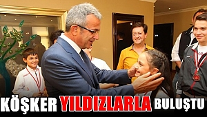 Köşker yıldızlarla buluştu