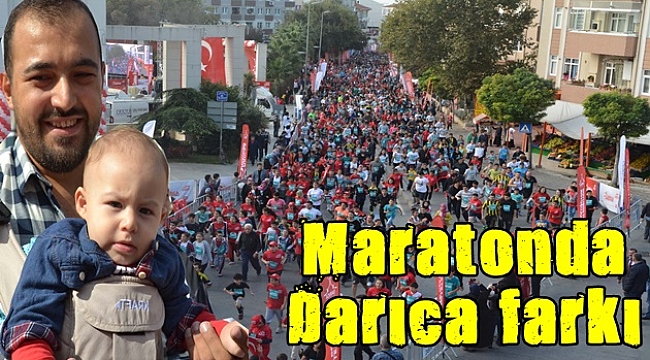 Maratonda Darıca farkı