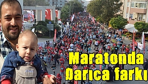 Maratonda Darıca farkı