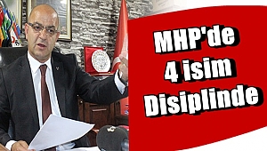 MHP'de 4 isim disiplinde
