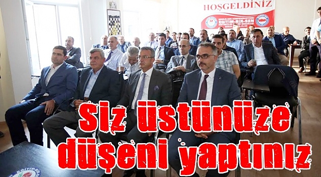 Siz üstünüze düşeni yaptınız