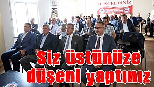 Siz üstünüze düşeni yaptınız