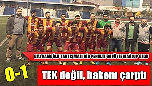 TEK değil hakem çarptı