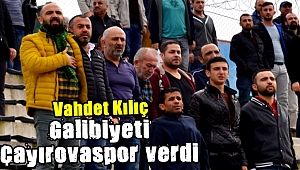 Vahdet Kılıç, "Kazanabilirdik"