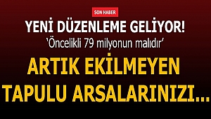 Yeni düzenleme geliyor!