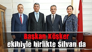 Başkan Köşker, deneyimlerini paylaşmak için Silvan’da