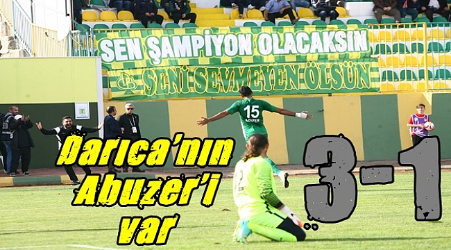Darıca’nın Abuzer’i var