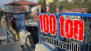 Dilovası Belediyesi 100 ton korkuluk yaptı