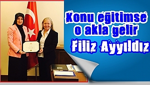 Filiz Ayyıldız eğitimin tam odak noktasında