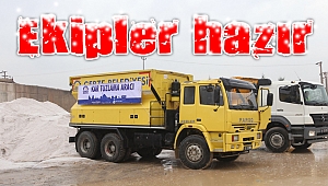 Gebze’de ekipler kara hazır