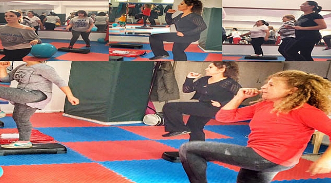Gebzeli hanımlar sporda hız kesmiyor Gebze Yenigün
