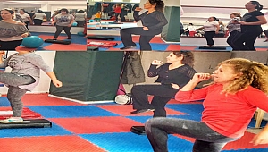 Gebzeli hanımlar sporda hız kesmiyor