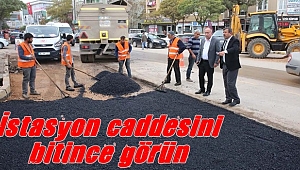 İstasyon caddesini bitince görün