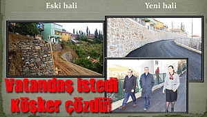 Köşklüçeşme 528 sokak çıkmazı, Köşker'in talimatıyla trafiğe açıldı