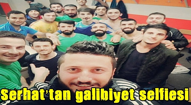 Serhat’tan galibiyet selfiesi