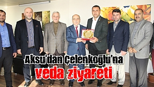 Aksu, Manisa’nın Salihli ilçesine atanan Çelenkoğlu’nu ziyaret etti