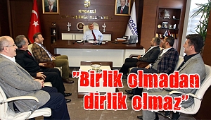 Başkan, Gebze Rizeliler Derneği ve Gebze Ziraat Odası yönetimlerini ağırladı