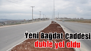 Büyükşehir, Yeni Bağdat Caddesi’ni duble yol haline getirdi