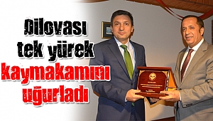 Dilovası Kaymakamı Hulusi Şahin'e veda yemeği