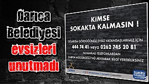 Evsiz vatandaşların tüm ihtiyaçları Darıca Belediyesi'nden